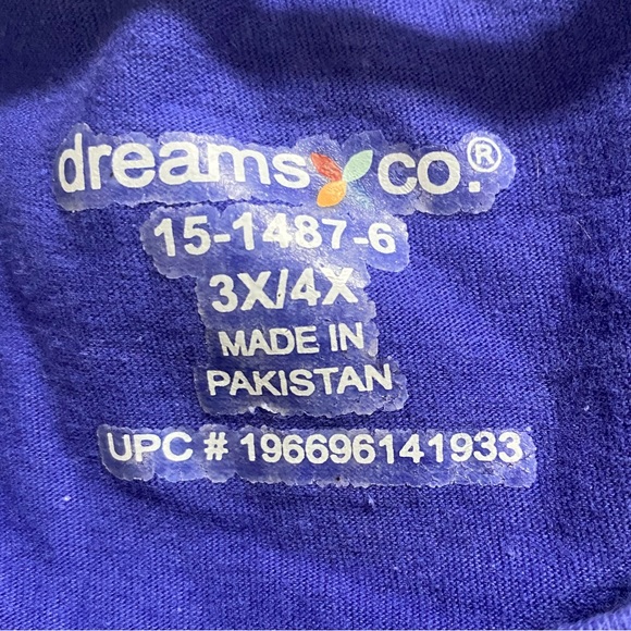 Lot of 2 Dreams Co. 3x/4x Nightgowns Purple Winter Mix - Picture 3 of 9